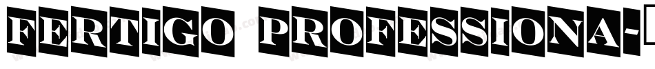 Fertigo Professiona字体转换